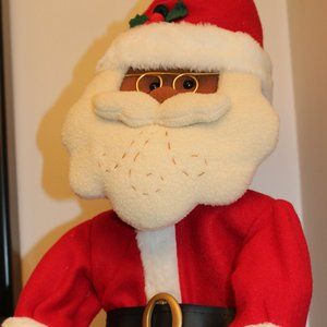 Avon 2007 Talking Santa Christmas Greeter Rare African American Avon